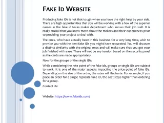fake id website