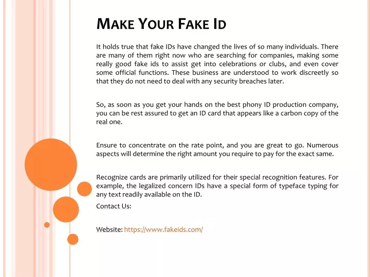 make your fake id