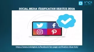 How to get the best social media verification service in India