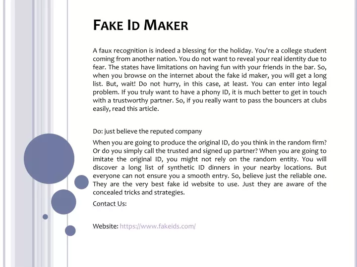 fake id maker