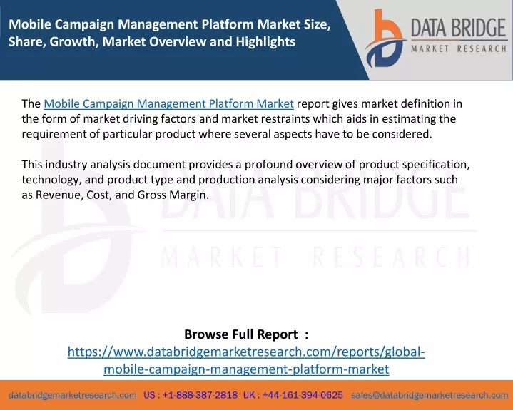 mobile campaign management platform market size