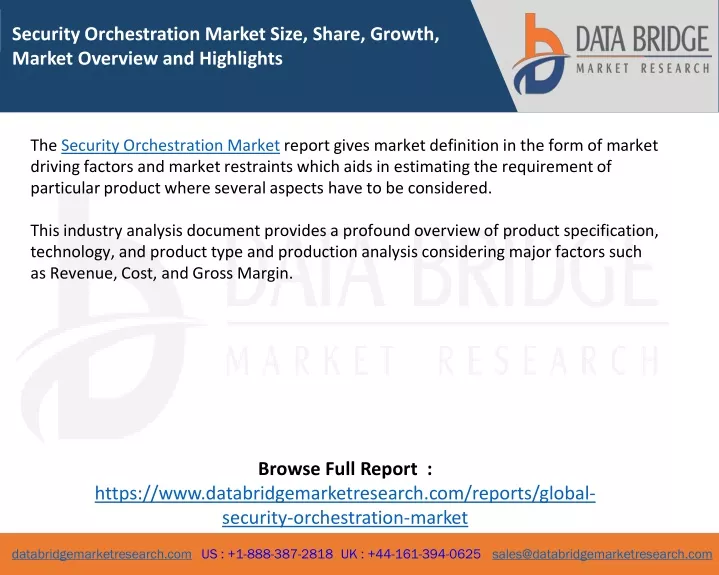 security orchestration market size share growth