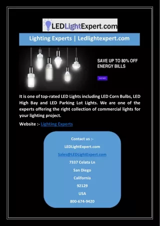 lighting experts ledlightexpert com