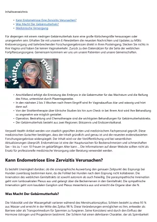 inhaltsverzeichnis