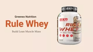 Buy Rule Whey Protein Online to Reduce the Cholesterol Level