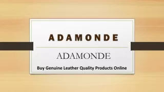 Buy Genuine Leather Quality Products Online