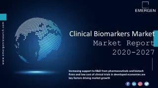 Clinical Biomarkers Market Industry Analysis, Share, Growth, Applications, Types