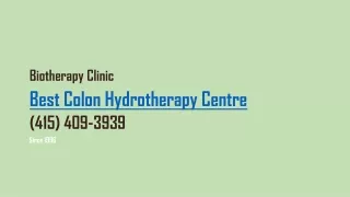 Best Colon Hydrotherapy Centrex