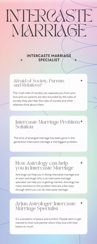 Intercaste Marriage Specialist | Arjun Astrology