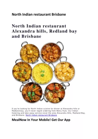 North Indian restaurant Brisbane