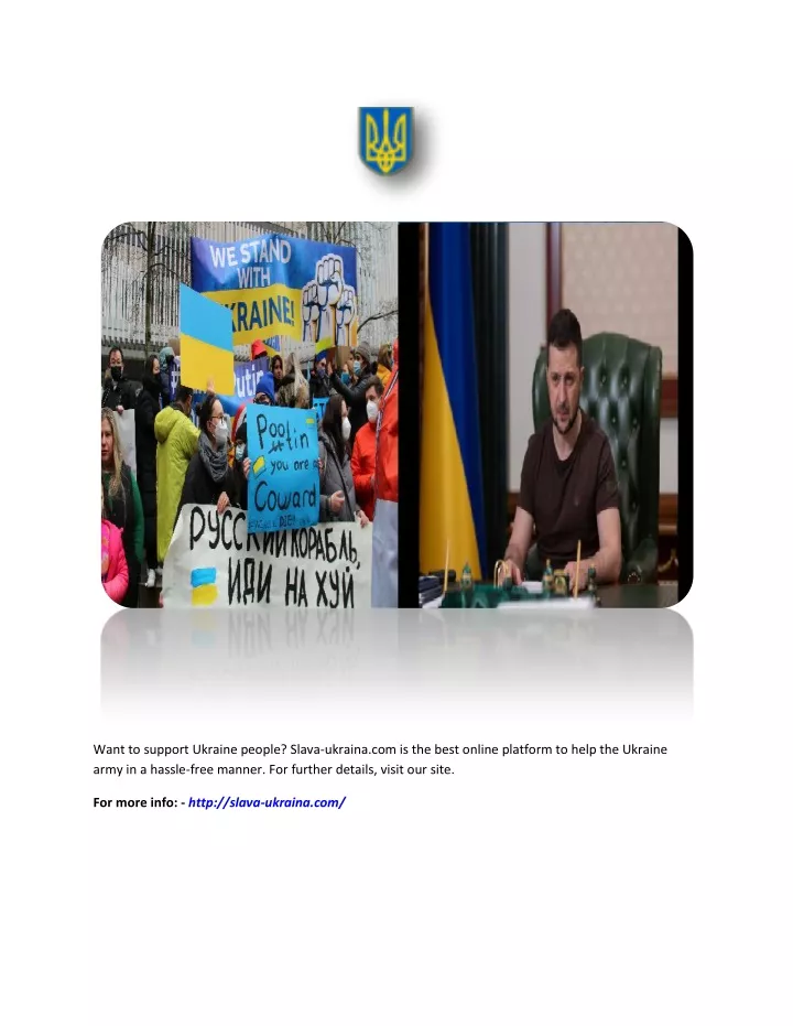 want to support ukraine people slava ukraina