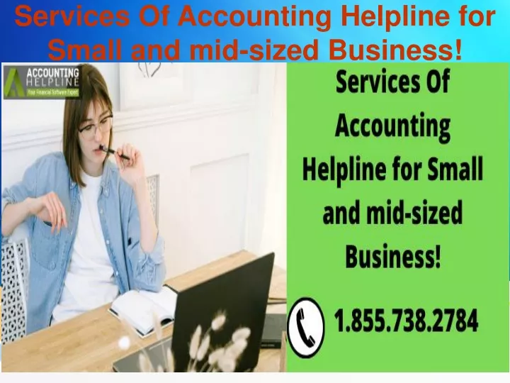 services of accounting helpline for small and mid sized business