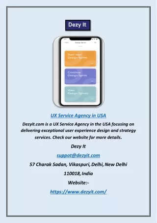 ux service agency in usa