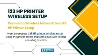 123 hp printer wireless setup