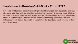 here s how to resolve quickbooks error 1722