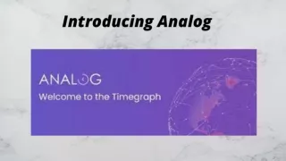 Introducing Analog