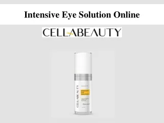 Intensive Eye Solution Online