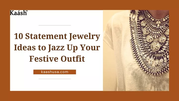 10 statement jewelry ideas to jazz up your