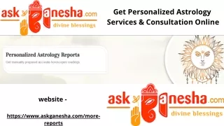 get personalized astrology services consultation