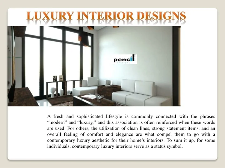 PPT - Luxury Interior Designs Bangalore PowerPoint Presentation, free ...