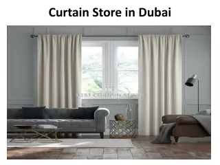 curtain store in dubai