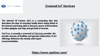 Crowned IoT Services