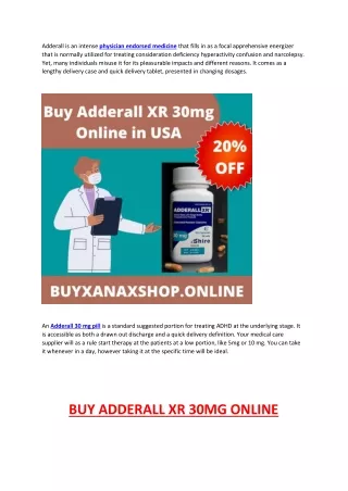 Buy Adderall Online with Overnight Delivery1