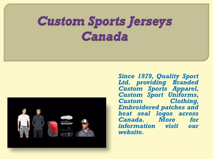 custom sports jerseys canada