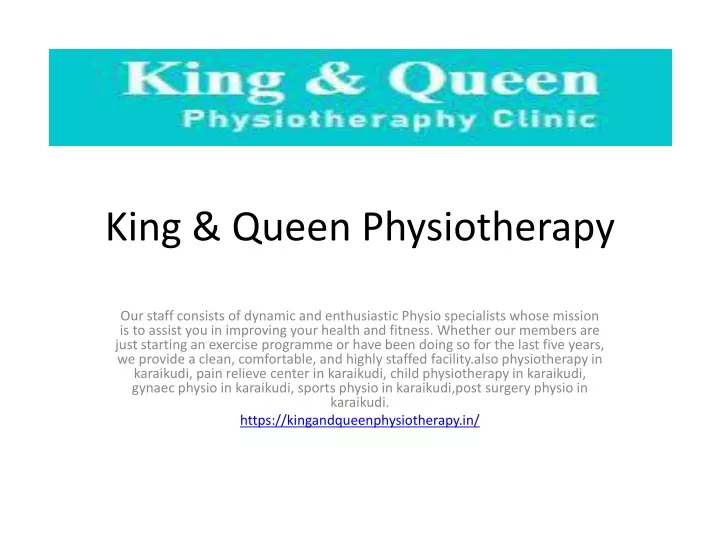 king queen physiotherapy