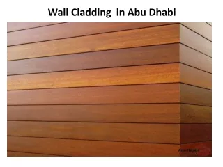 wall cladding in abu dhabi