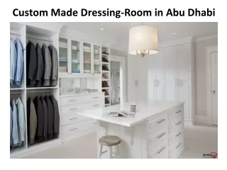 custom made dressing room in abu dhabi