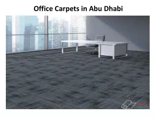 office carpets in abu dhabi