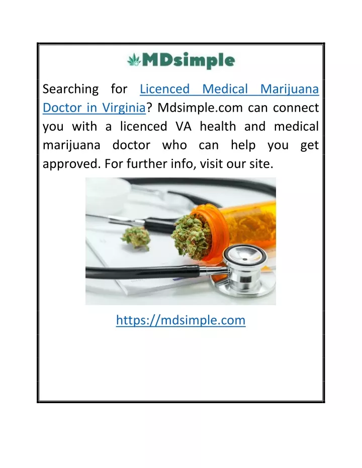 searching for licenced medical marijuana doctor
