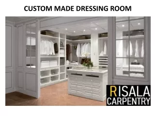 custom made dressing room