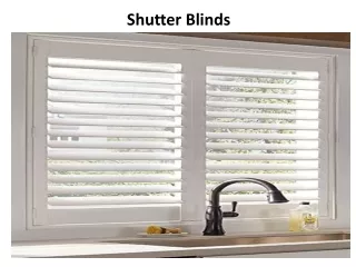 Shutter Blinds