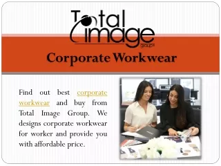 Corporate Workwear