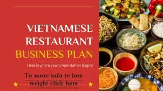 vietnamese restaurant business plan