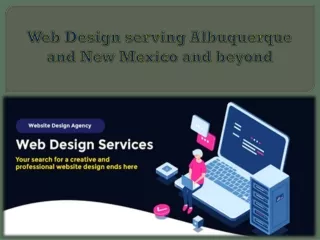 web design serving albuquerque and new mexico and beyond