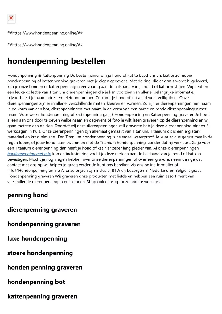 https www hondenpenning online