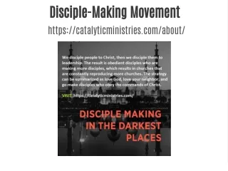 disciple making movement https