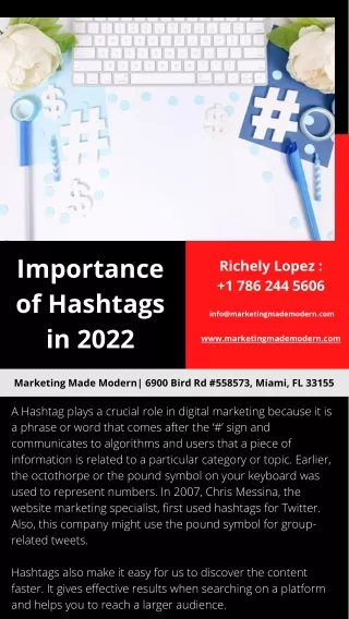 Importance of Hashtags in 2022