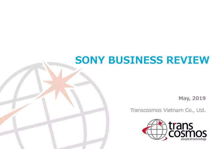 sony business review