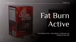 Fat Burn Active (Weight Loss) Review 2022 Do They Really Work?