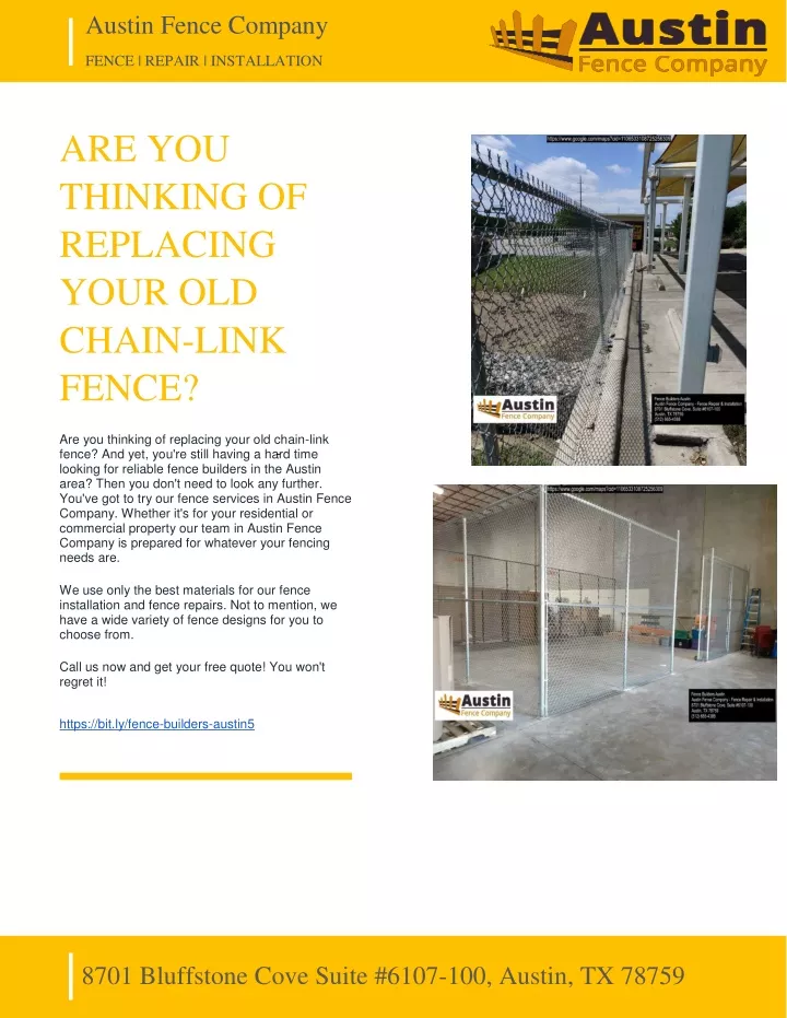 austin fence company fence repair installation
