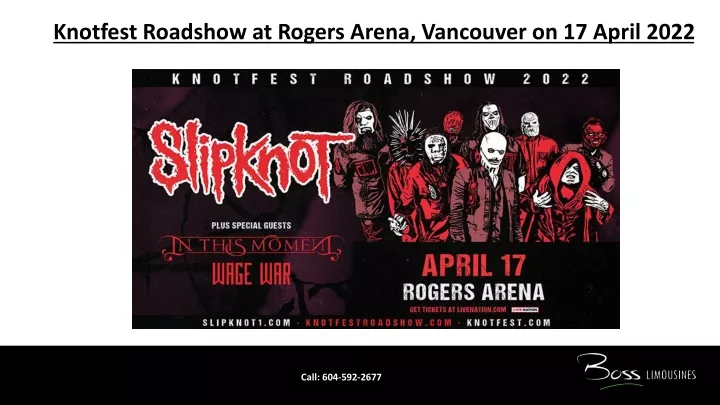 knotfest roadshow at rogers arena vancouver