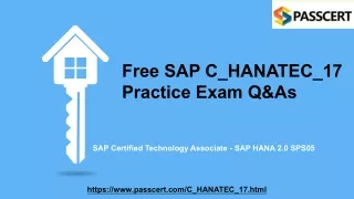 free sap c hanatec 17 practice exam q as