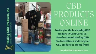 Shop CBD Products Online From Healing CBD Products