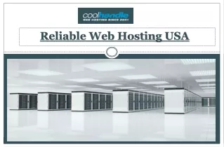 reliable web hosting usa