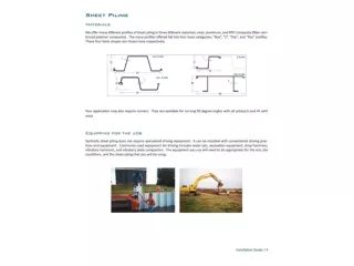 Steel Sheet Piling | Nilex