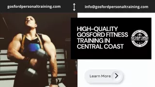 High-Quality Gosford Fitness Training in Central Coast - Gosford Personal Traini